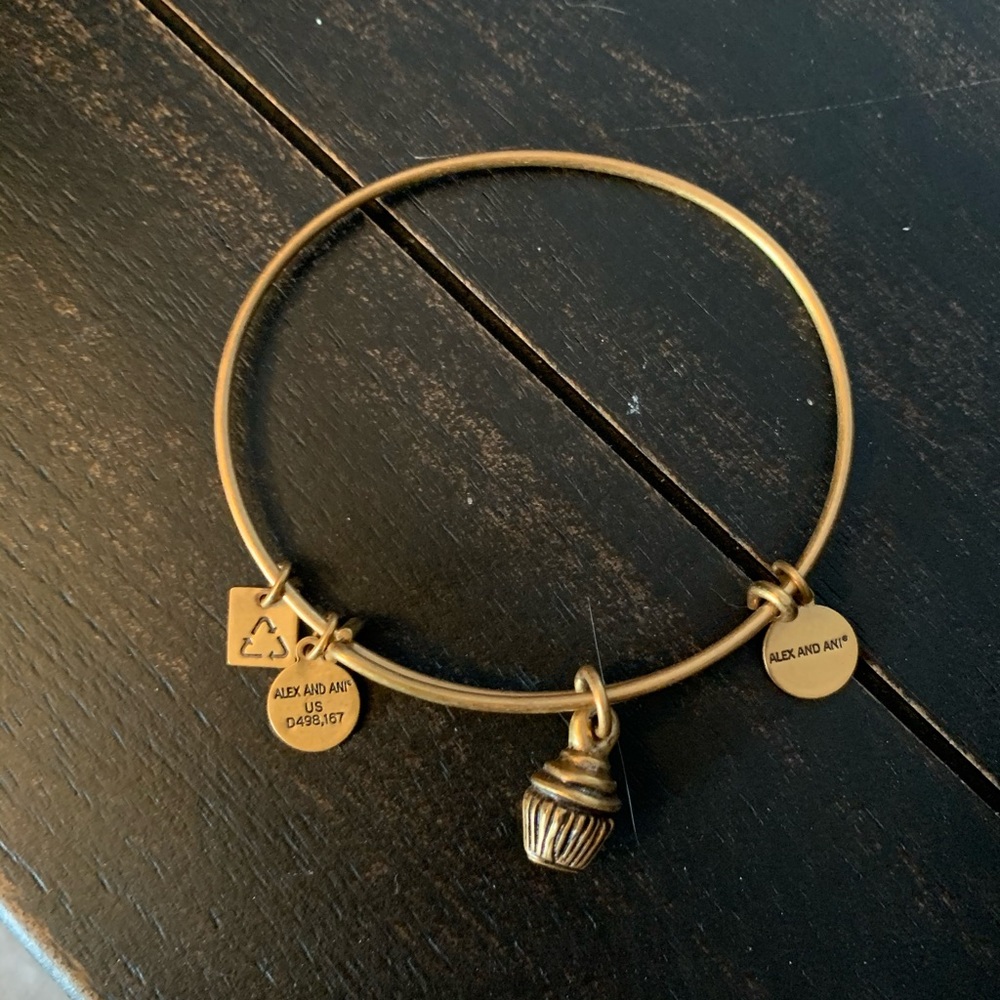 Alex and Ani Cupcake Bracelet.